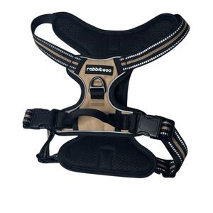 Rabbitgoo Black and Tan Dog Harness. Size Medium.
